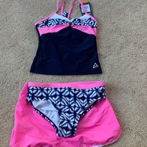 Bathing suit + shorts